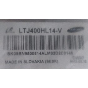 SAMSUNG LTJ400HL14-J TV ORIGINAL PANEL BOX  , SAMSUNG UE40ES8000 TV EKRAN LED REFLEKTOR FULL , SIFIR URUN